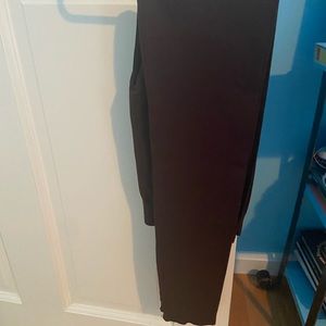 Dark brown leggings. Worn once. Size small